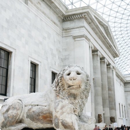 London, UK - February 7, 2013: Inside view of British Museum, one of the largest, oldest museum in the world. Museum's Collections comprise 8 million items, dedicated to human history and culture, from all continents. 
のeditorial素材