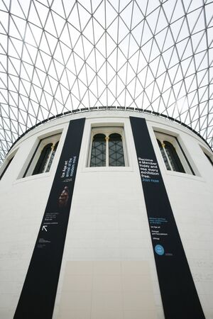 London, UK - February 7, 2013: Inside view of British Museum, one of the largest, oldest museum in the world. Museum's Collections comprise 8 million items, dedicated to human history and culture, from all continents. 
のeditorial素材