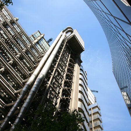 London , UK - May 25, 2011: Outside view of Lloydのeditorial素材