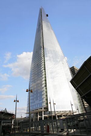 London , UK - May 12, 2012: Outside view of The Shard, tallest in Europe since 2011, a skyscraper in Southwark, 309.6 metres height, 95 floors, completed in 2012. 
のeditorial素材