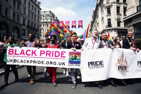 London, UK - June 29, 2013: People take part in London's Gay Pride, also called London Pride, estimated 25,000 people took part in the march, Parade to support gay rights.
のeditorial素材