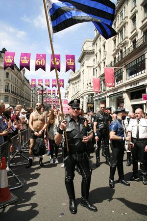 London, UK - June 29, 2013: People take part in London's Gay Pride, also called London Pride, estimated 25,000 people took part in the march, Parade to support gay rights.
のeditorial素材