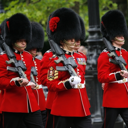 London, UK - June 15, 2013: Queen's Soldier at Queen's Birthday Parade. Queen's Birthday Parade take place to Celebrate Queen's Official Birthday in every June in London. 
のeditorial素材
