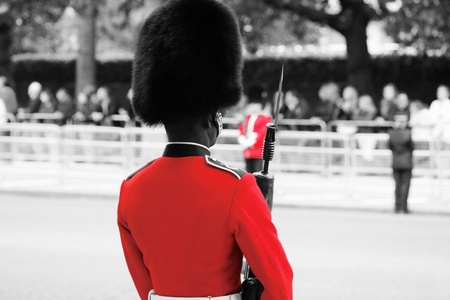 Queen's Soldier at Queen's Birthday Parade. のeditorial素材