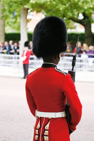 Queen's Soldier at Queen's Birthday Parade. のeditorial素材