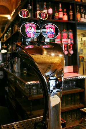 Edinburgh, UK - July 23, 2010: Inside view of a public house, known as pub, for drinking and socializing, is the focal point of the community, Pub business has been declining every year.のeditorial素材