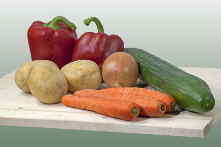 Fresh vegetables compositionの写真素材