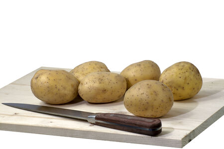 Raw Potatoesの写真素材