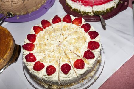 Strawberry cakeの写真素材