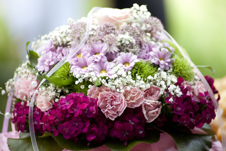 bridal flowers, wedding bouquetの写真素材