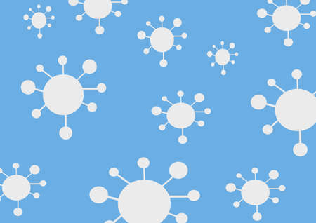 Corona virus background illustration graphic covid 19のイラスト素材