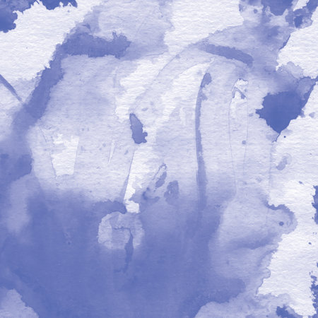 Abstract blue watercolor on paper texture can use as background design.の写真素材