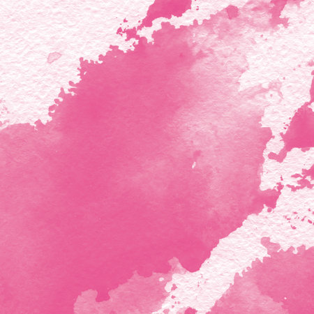 Abstract pink watercolor brush strokes painted background. Texture paper. Vector illustration.の写真素材