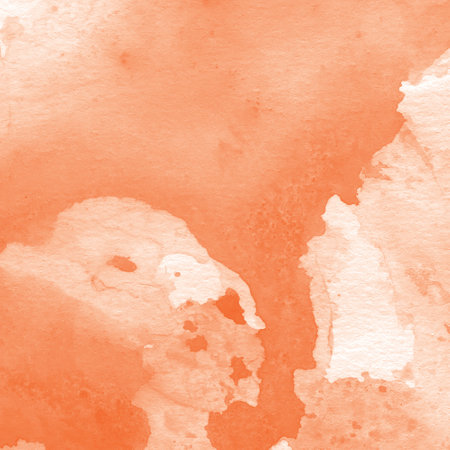 Abstract orange watercolor on paper texture can use as background. In Sepia toned. Retro styleの写真素材