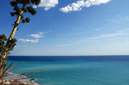 Blue waterの写真素材