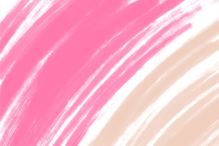 Vector background, brush strokes in pink and beigeのイラスト素材