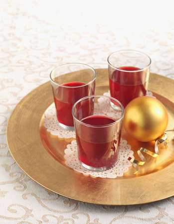 Fresh cranberry juiceの写真素材