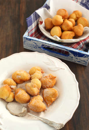 Sugar and Cinnamon Fritters の写真素材