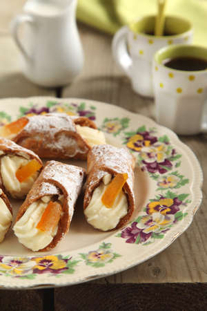 Sicilian cannoliの写真素材