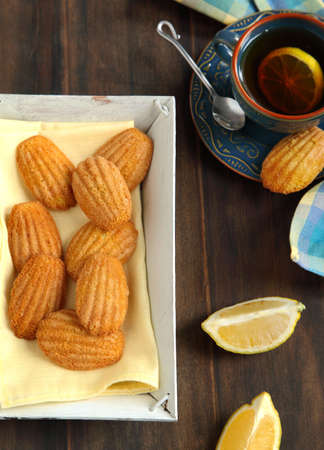 Lemon Madeleine の写真素材