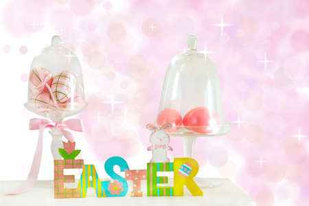Easter Eggs and letters EASTER
