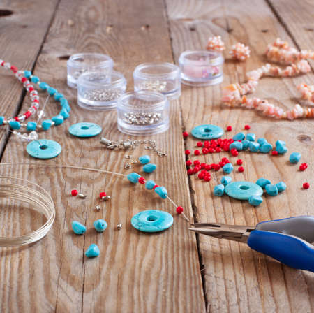 Bead making accessoriesの写真素材