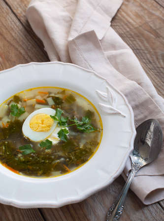 Sorrel soupの写真素材