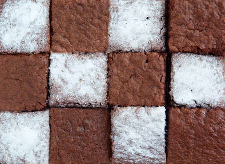 Chocolate Brownies  Selective focusの写真素材