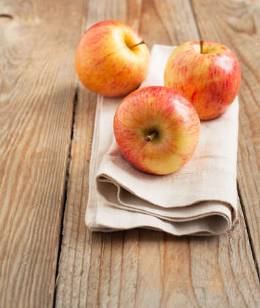 Fresh applesの写真素材