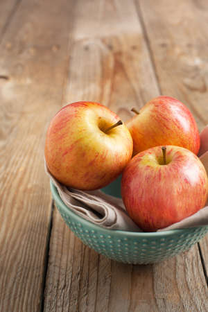 Fresh applesの写真素材