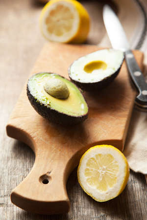 Fresh avocadoの写真素材