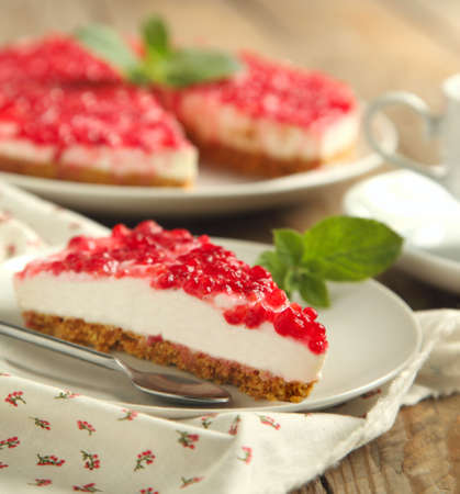 Ricotta cheese cake の写真素材