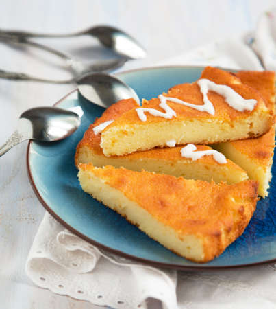 Ricotta cakeの写真素材