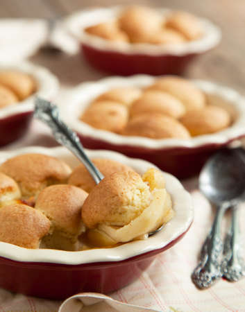 Apple cookie crumbleの写真素材