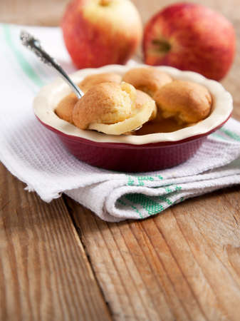 Apple cookie crumble  Selective focusの写真素材