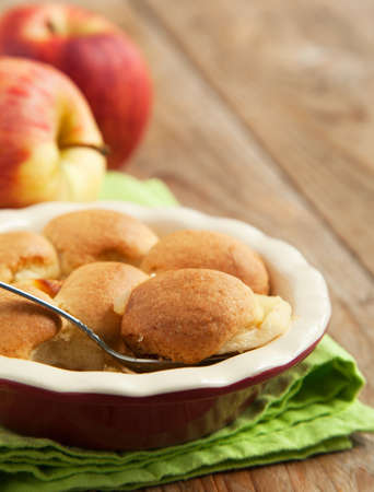 Apple cookie crumble  Selective focusの写真素材