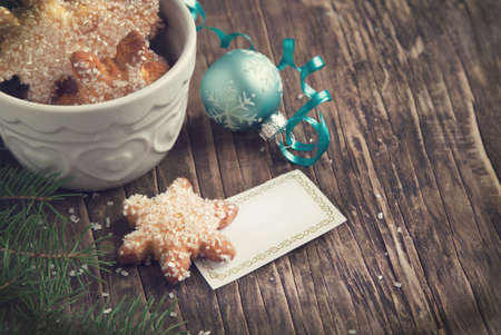 Christmas sugar cookiesの写真素材