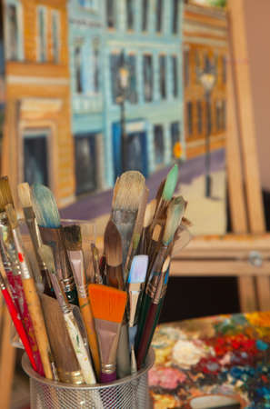 Art Paint Brushesの写真素材