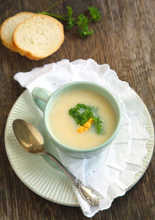 Cauliflower soupの写真素材