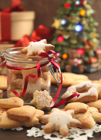 Christmas cookies    Selective focusの写真素材