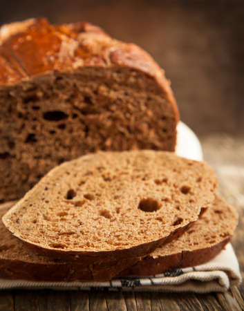 Fresh rye brの写真素材