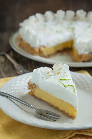 Key lime pieの写真素材