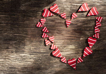 Valentines Day background with heart の写真素材