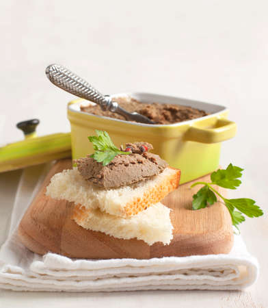 Chicken liver pate の写真素材