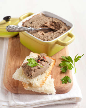 Chicken liver pate の写真素材