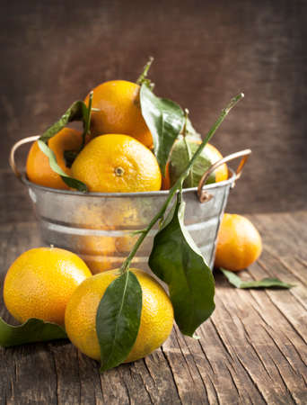Fresh mandarinの写真素材