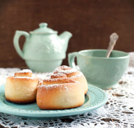 Cinnamon rollsの写真素材