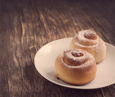 Cinnamon rollsの写真素材