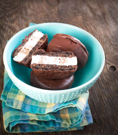 Ice cream cookiesの写真素材