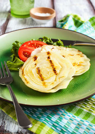 Fried cabbageの写真素材